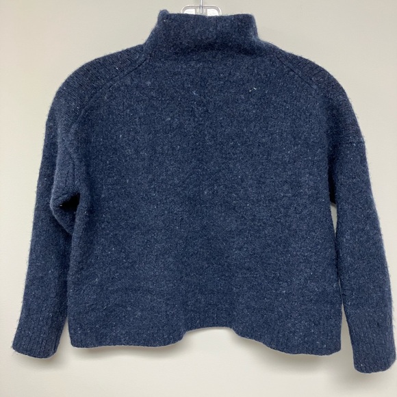Vince pullover, short cropped, navy, M - Picture 2 of 5